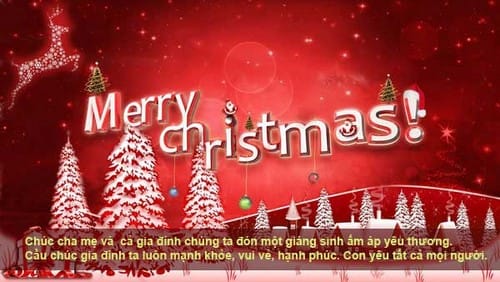 Lời chúc giáng sinh tặng cha mẹ loi chuc giang sinh tang cha me