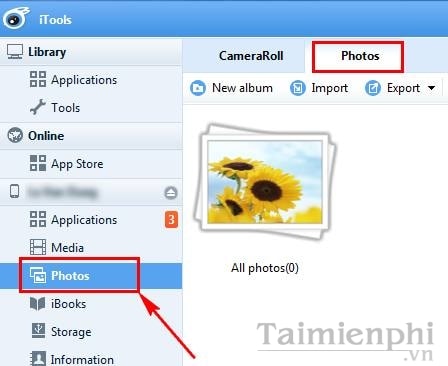 Copy video từ máy tính vào iphone bằng itools Copy video tu may tinh vao iphone bang itools