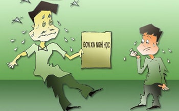 mau don xin nghi hoc cua hoc sinh