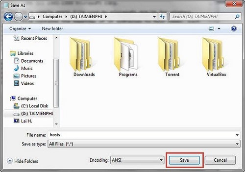 tao moi file host khi xoa nham