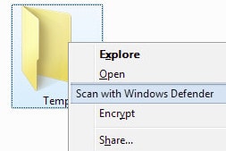 Thêm Windows Defender vào Menu chuột phải them windows defender vao menu chuot phai