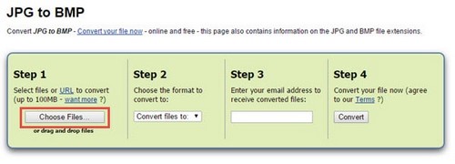 how to convert pdf file to bmp format