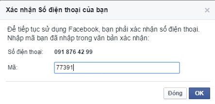 tao tai khoan facebook bang dien thoai