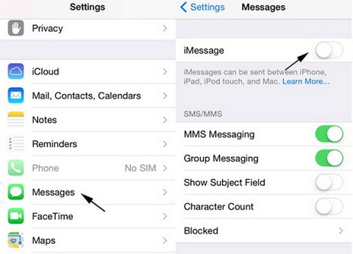 fix loi imessage