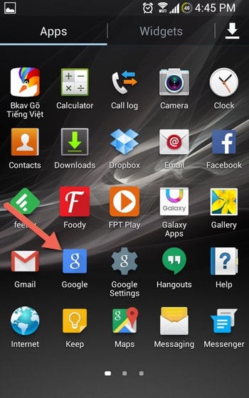 su dung google now bang giong noi tieng viet