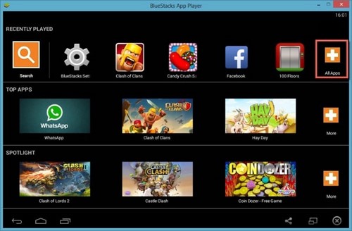 xoa ung dung tren bluestacks