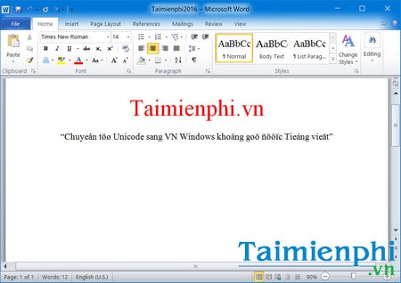 chuyen font chu tu unicode sang vnwindows