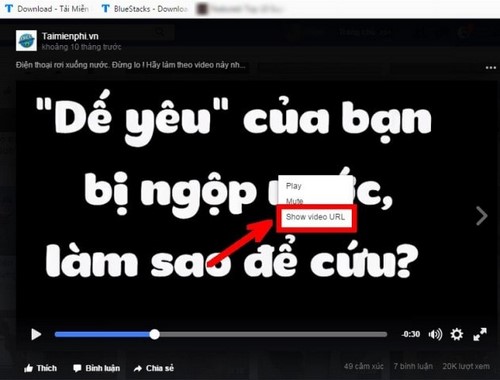 tai video facebook ve may tinh