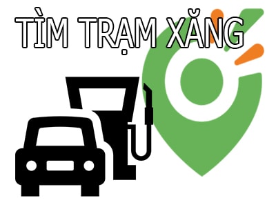 dung coc coc map tim tram xang gan nhat