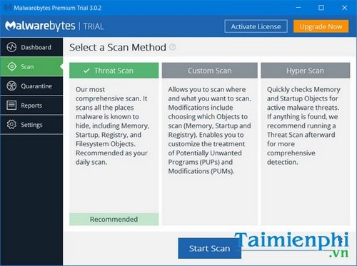 su dung malwarebytes premium