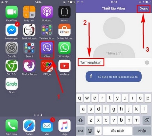 ket ban tren viber