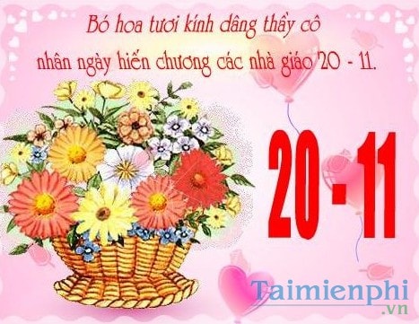 loi chuc 20/11 hai huoc