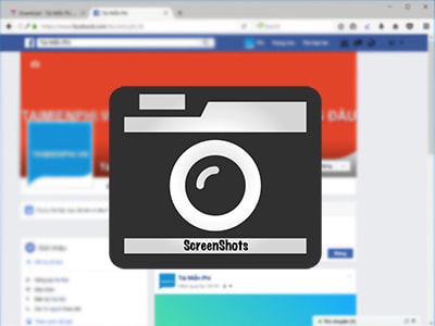 chup man hinh facebook tren may tinh