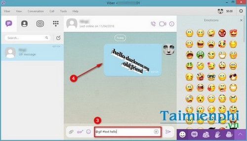 gui anh dong qua viber may tinh