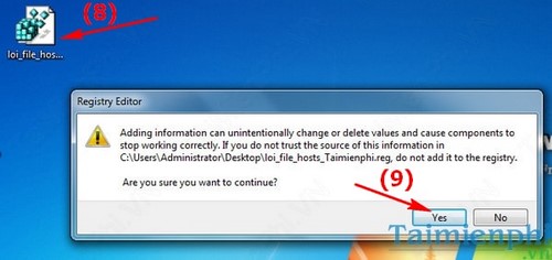 sua loi file host tren windows