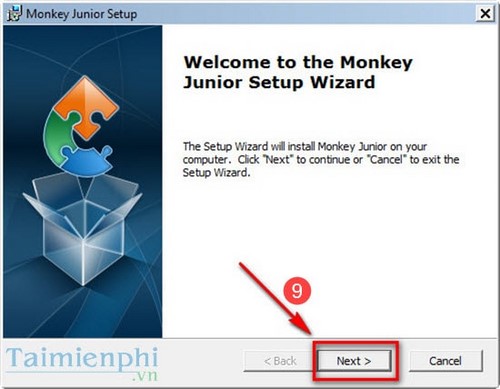 cai dat monkey junior