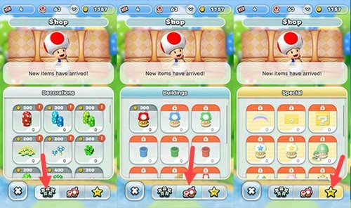 choi che do kingdom builder trong super mario run