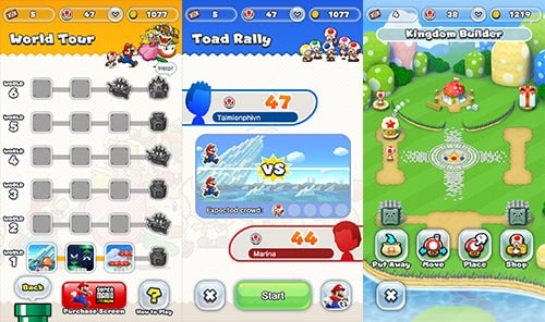 chon che doi choi super mario run