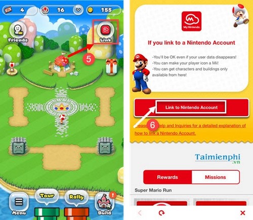 tao tai khoản Super Mario Run