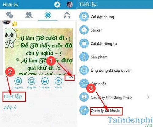 thoat zalo tren dien thoai