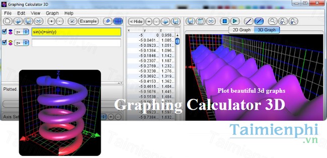 download graphing calculator 3d