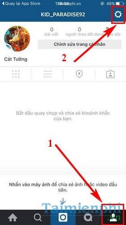 dang nhap tai khoan instagram