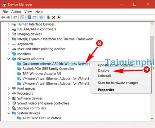 loi wifi laptop dell va cach khac phuc