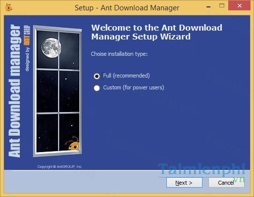cach cai phan mem ho tro download ant download manager