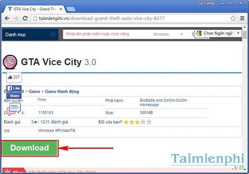 cai gta vice city game cuop duong pho hay nhat