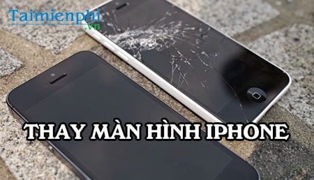 thay man hinh iphone bi vo o dau