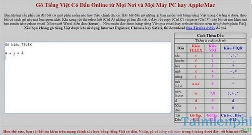 go tieng viet online