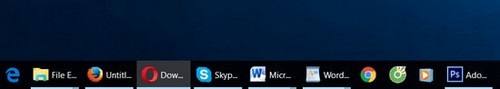 hien thi ten ung dung tren taskbar trong windows 10