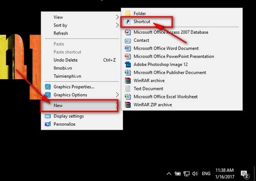 tao shortcut settings win 10