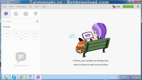cach go viber