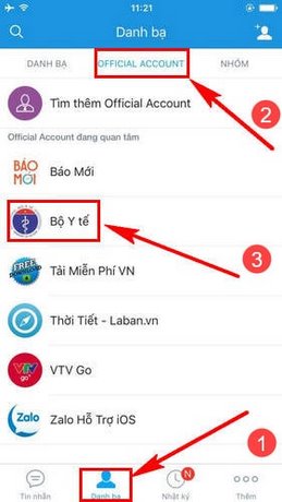 tim diem vac xin qua zalo
