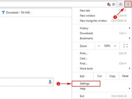 chan flash tren chrome