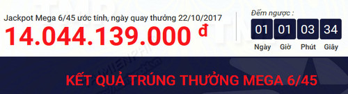 ket qua vietlott 22 10 2017