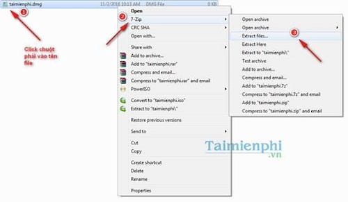 chay file DMG tren Windows