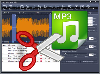 cat va noi file mp3 bang x wave mp3 cutter joiner