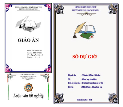 download mau bia giao an luan van bao cao dep trong word