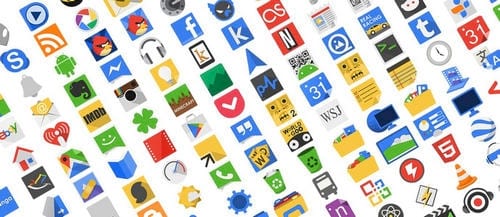 doi bieu tuong ung dung tren android bang awesome icon