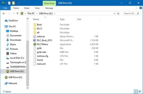 tao usb boot cach xem da cai thanh cong usb hay chua