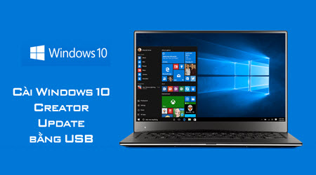 cach cai windows 10 creator update bang usb
