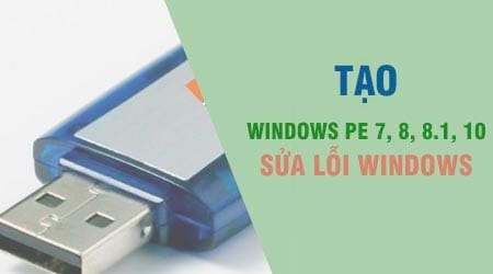 cach tao windows pe win mini de sua loi windows