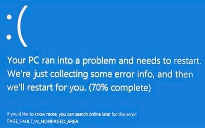 cach sua loi 0x00000050 tren windows 10 loi page fault in nonpaged area