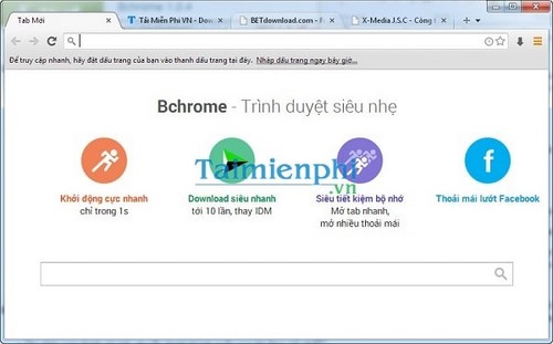 Trình duyệt web bchrome trinh duyet bchrome