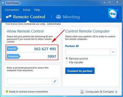kết nối máy tính từ xa với teamviewer ket noi may tinh tu xa