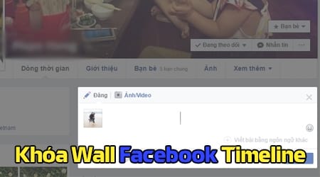 cach khoa wall facebook timeline