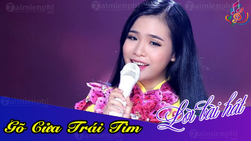 loi bai hat go cua trai tim