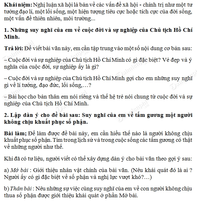 soan bai viet bai tap lam van so 5 nghi luan xa hoi